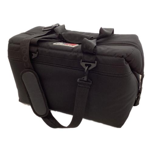 AO COOLERS (エーオークーラー) 24パックキャンバスソフトクーラー ソフトクーラー 旧ロゴ ブラック