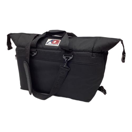 AO COOLERS (エーオークーラー) 24パックキャンバスソフトクーラー ソフトクーラー 旧ロゴ ブラック