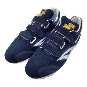 SSK (エスエスケイ) 野球スパイク ESF4007 ケース付 メンズ SIZE 27cm ネイビー