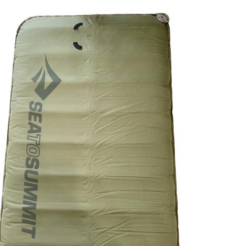 SEA TO SUMMIT (シートゥサミット) インフレータブルマット オリーブ レギュラーワイド 183×64×7cm キャンププラスS.I.マット レクタンギュラー