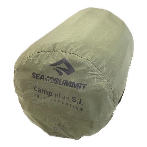 SEA TO SUMMIT (シートゥサミット) インフレータブルマット オリーブ レギュラーワイド 183×64×7cm キャンププラスS.I.マット レクタンギュラー