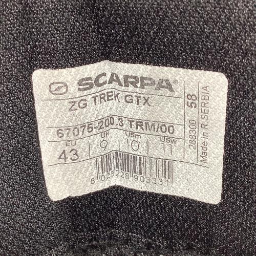 SCARPA (スカルパ) ZG TREK GTX ハイカット(ソフトソール) トレッキングシューズ 67075-200 メンズ SIZE EU 43 ネイビー