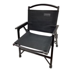 BlackishGear (ブラキッシュギア) アウトドアチェア ブラック ブラックウッドチェアV2