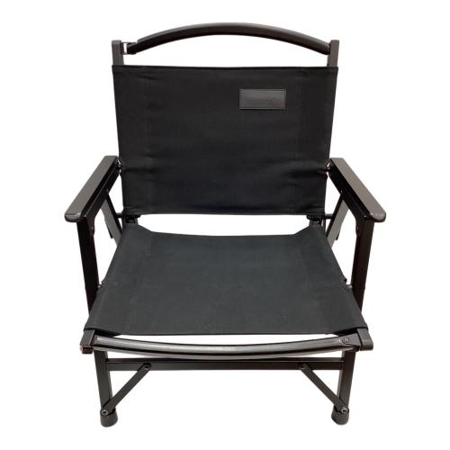 BlackishGear (ブラキッシュギア) アウトドアチェア ブラック ブラックウッドチェアV2