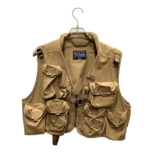 PAZ DESIGN フィッシングウェア ZFV-003 フィッシングウェア メンズ SIZE M カーキ