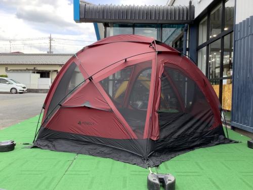 POMOLY (ポモリー) ドームテント シームテープ剥がれ有 Dome X6