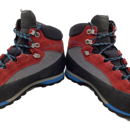 SIRIO (シリオ) ROSSO ハイカット(ハードソール) トレッキングシューズ 41A SIZE 27cm レッド×ブラック