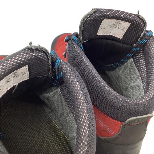 SIRIO (シリオ) ROSSO ハイカット(ハードソール) トレッキングシューズ 41A SIZE 27cm レッド×ブラック