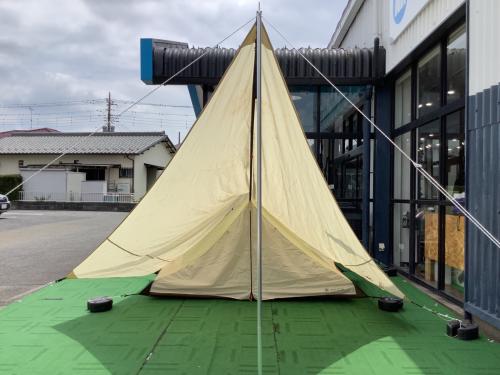 Snow peak (スノーピーク) ソロテント SDI-101-IV-US キズ・フライシート全体的な土ヨゴレ有 ヘキサイーズ1 アイボリー
