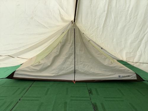 Snow peak (スノーピーク) ソロテント SDI-101-IV-US キズ・フライシート全体的な土ヨゴレ有 ヘキサイーズ1 アイボリー