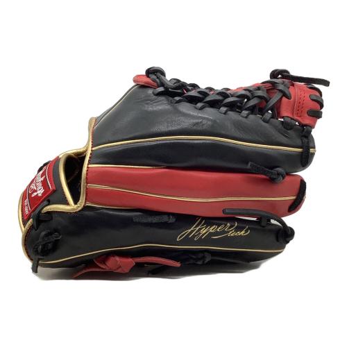 RAWLINGS (ローリングス) HYPER TECH 軟式グローブ レッド×ブラック