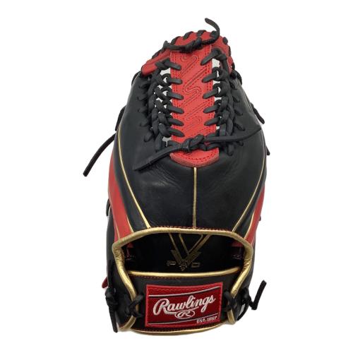 RAWLINGS (ローリングス) HYPER TECH 軟式グローブ レッド×ブラック