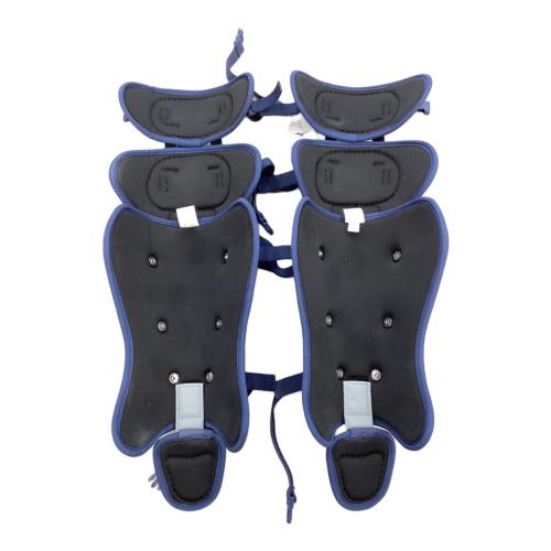 MIZUNO (ミズノ) 軟式・ゴムソフトボール用レガース プロテクター 1DJLD25014L 2025年製/JSBB・JSAマーク有 SIZE L ネイビー×グレー