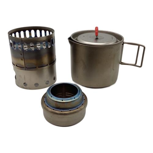 EVERNEW (エバニュー) Ti Mug pot 500 Stove set クッカー
