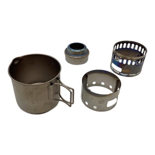 EVERNEW (エバニュー) Ti Mug pot 500 Stove set クッカー
