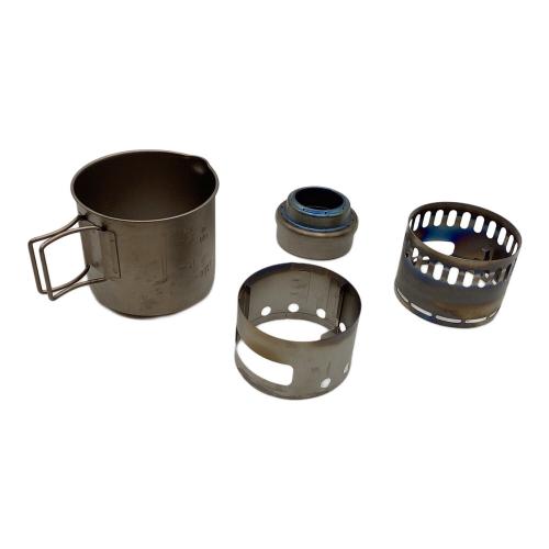 EVERNEW (エバニュー) Ti Mug pot 500 Stove set クッカー