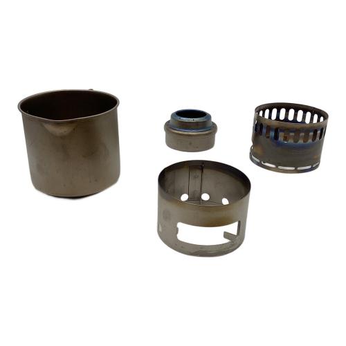 EVERNEW (エバニュー) Ti Mug pot 500 Stove set クッカー