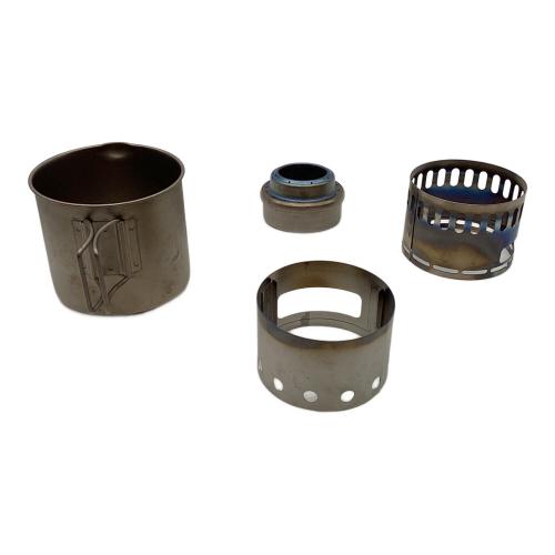 EVERNEW (エバニュー) Ti Mug pot 500 Stove set クッカー