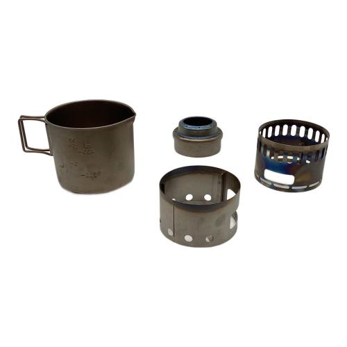 EVERNEW (エバニュー) Ti Mug pot 500 Stove set クッカー