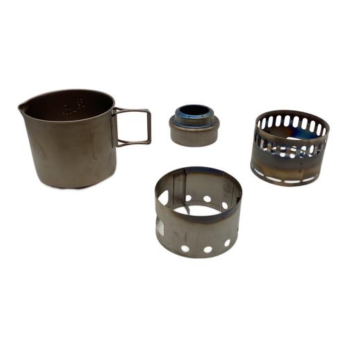 EVERNEW (エバニュー) Ti Mug pot 500 Stove set クッカー