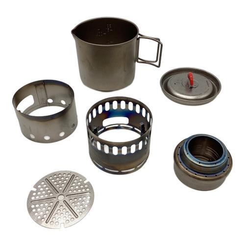 EVERNEW (エバニュー) Ti Mug pot 500 Stove set クッカー