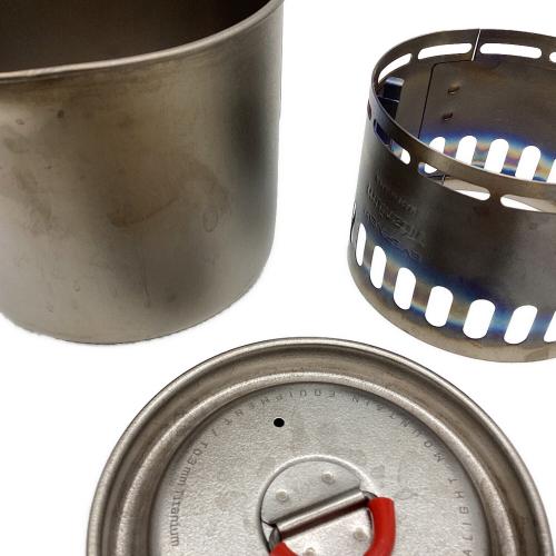 EVERNEW (エバニュー) Ti Mug pot 500 Stove set クッカー
