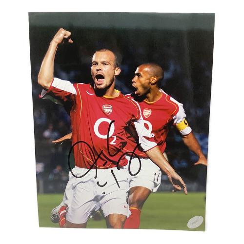 アーセナルFC フレドリック・ユングベリ サインフォトパネル サポーターグッズ 約20×26㎝