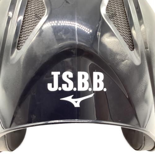 MIZUNO (ミズノ) 軟式野球用打撃ヘルメット ヘルメット J.S.B.Bマーク有/両耳当て付打者用 SIZE L ネイビー