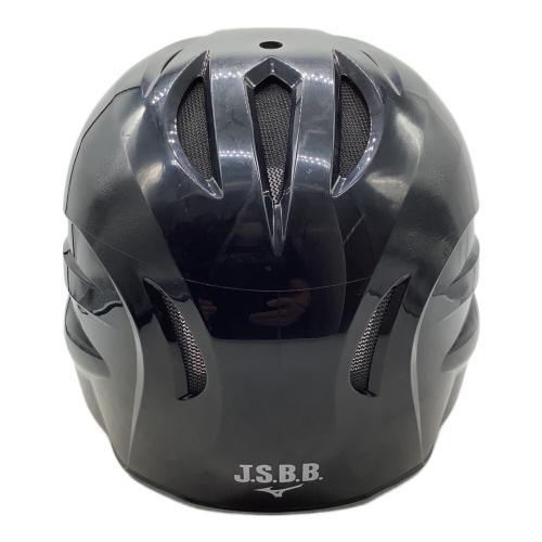 MIZUNO (ミズノ) 軟式野球用打撃ヘルメット ヘルメット 1DJHR111 J.S.B.Bマーク有/両耳当て付打者用/フェイスガード取り付け用ビス有 SIZE O ネイビー