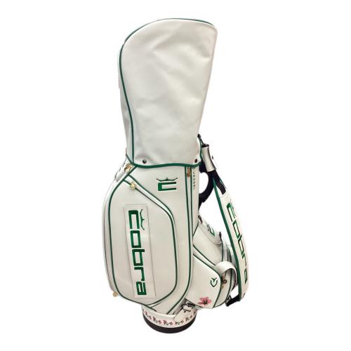 COBRA (コブラ) キャディバッグ 2023モデル ホワイト×グリーン Verdant Tour Staff Bag