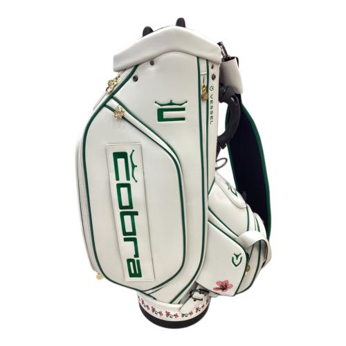 COBRA (コブラ) キャディバッグ 2023モデル ホワイト×グリーン Verdant Tour Staff Bag
