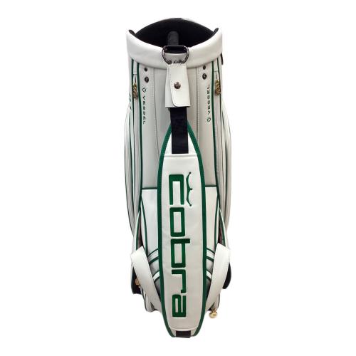 COBRA (コブラ) キャディバッグ 2023モデル ホワイト×グリーン Verdant Tour Staff Bag