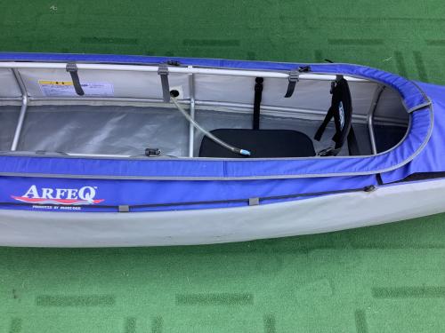 ARFEQ (アルフェック) カヤック 2341032 アリュート430T ※浸水未チェック・現状販売 全長：430cm 最大幅：77cm コックピットサイズ（縦×横）：206×40cm