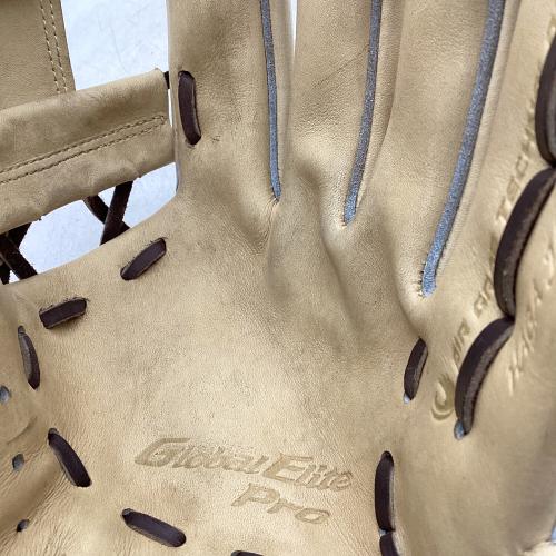 MIZUNO (ミズノ) Global Elite Pro 硬式グローブ GE-D6 収納ケース付属 @ ブロンド×ブラウン