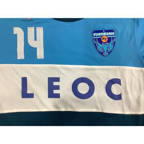 横浜FC (ヨコハマエフシー) サッカーユニフォーム YSJ15001 横浜FCの2015シーズンモデル ・オーセンティック メンズ SIZE L スカイブルー