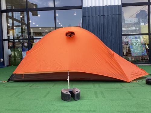 RIPEN (ライペン) 登山用テント オレンジ/シームグリップ塗布箇所有/土ヨゴレ有 エアライズ1