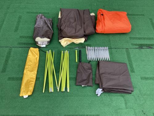 RIPEN (ライペン) 登山用テント オレンジ/シームグリップ塗布箇所有/土ヨゴレ有 エアライズ1