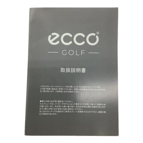 ECCO (エコー) ゴルフシューズ 10828401001 箱付 メンズ SIZE 26.5cm ブラック