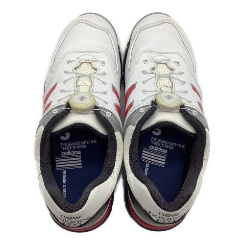 NEW BALANCE (ニューバランス) ゴルフシューズ MGB574WR BOA メンズ SIZE 26cm ホワイト×レッド