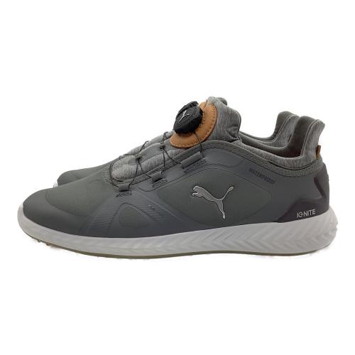 PUMA (プーマ) ゴルフシューズ 190582 03 イグナイト ツアー ディスク メンズ SIZE 26cm グレー