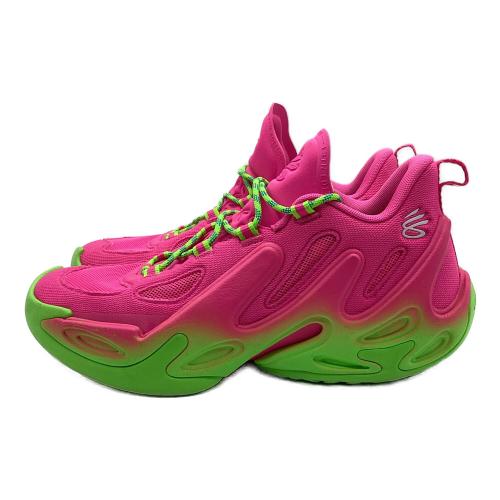 UNDER ARMOUR (アンダーアーマー) バスケットボールシューズ 6007670 カリー13 メンズ SIZE 29cm ピンク×ライムグリーン