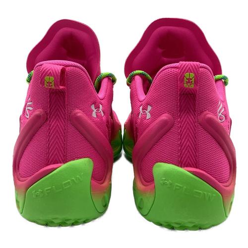 UNDER ARMOUR (アンダーアーマー) バスケットボールシューズ 6007670 カリー13 メンズ SIZE 29cm ピンク×ライムグリーン