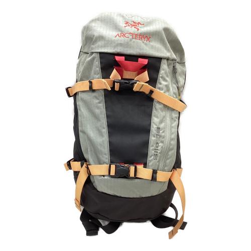 ARC'TERYX (アークテリクス) バックパック フィリピン製 廃盤品/バックカントリー向け @ グレー×ブラック サイロ18/SILO18