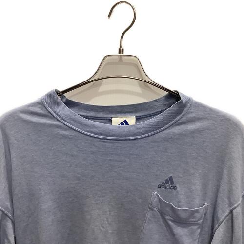 adidas (アディダス) トレーニングウェア AA-8237 デサント製/刺繍ロゴ/90's/日本製 メンズ SIZE XL スカイブルー