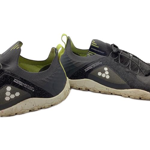 VIVOBARE FOOT (ビボベアフット) プライマストレイルニット FG トレランシューズ トレッキングシューズ 306099-04 メンズ 約27.5cm グレー