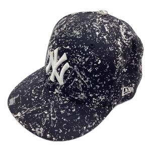New Era (ニューエラ) キャップ ステッカー付 頭周56.8㎝ ネイビー×ホワイト 59FIFTY