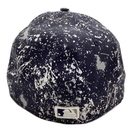 New Era (ニューエラ) キャップ ステッカー付 頭周56.8㎝ ネイビー×ホワイト 59FIFTY