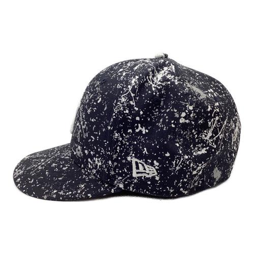 New Era (ニューエラ) キャップ ステッカー付 頭周56.8㎝ ネイビー×ホワイト 59FIFTY
