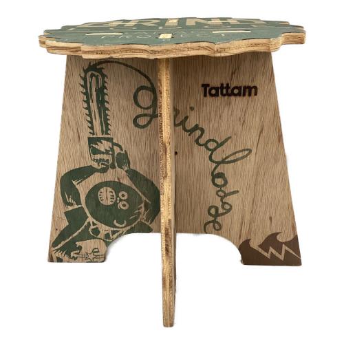 GRIND LODGE (グラインドロッジ) アウトドアチェア tattam YZZL ウッドスツール