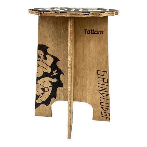 GRIND LODGE (グラインドロッジ) アウトドアチェア tattam ウッドスツール大